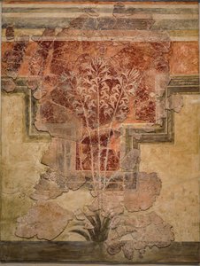 Minoïsche compositie. Paneel van de "Liliy Frescoes"