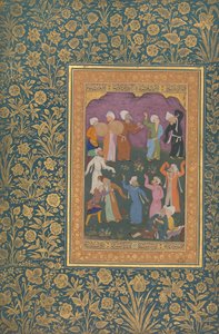 Dansende Derwisjen, Folio uit het Shah Jahan Album, recto: ca. 1610, verso: ca. 1530-50