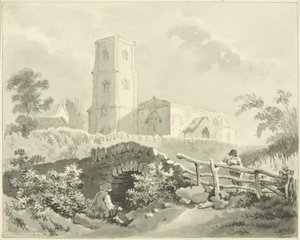 Tickenham Church door Miss Martha Bird