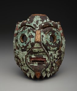 Masker, mogelijk van Tlaloc, ca. 1350-1521 door Mixtec Mixtec