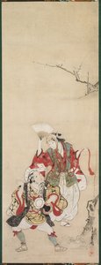 Lentendansers Manzai door Miyagawa Chōshun