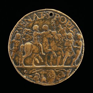 Senatoriale Triomf [achterkant], ca. 1490