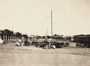 Het bouwen van een rijk in het fascistische tijdperk: het oude marktplein van Asmara, 09/05/1936 door Modestino Baldinetti
