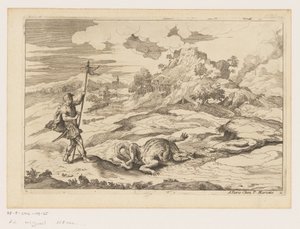 Landschap met Joris en de draak (Landschappen naar Titiaan)