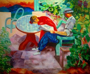 Siësta in Saint-Tropez (Kisling met Renée)