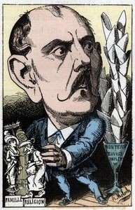 Portret van Xavier de Montepin, Franse schrijver