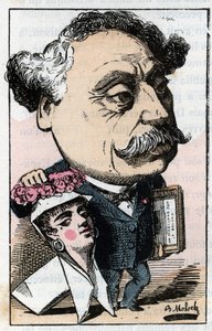 Portret van Alexandre Dumas Jr. (1824-1895) Franse schrijver