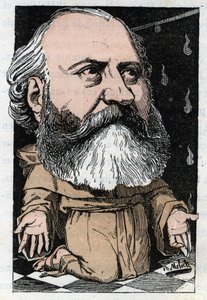 Portret van Charles Gounod (1818-1893), Franse componist in 