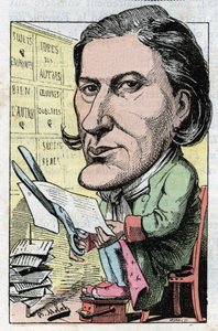 Portret van Victorian Sardou (1831-1908), Franse toneelschrijver door Moloch