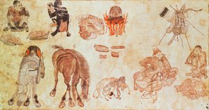 Mongools nomadenkamp