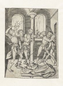Geseling van Christus door Monogrammist AG
