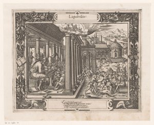 Kindertijd onder invloed van Mercurius door Monogrammist HF (graveur)