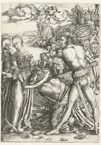 Onthoofding van Johannes de Doper door Monogrammist MZ