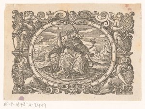 Stedenmaagd van Venetië door Monogrammist VF (graveur)