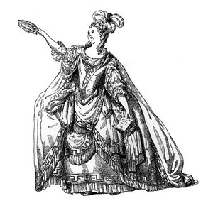 Kostuum van het Franse Theater, 1885