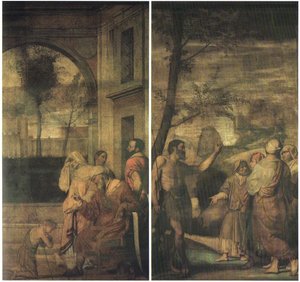 Kerk van St John de Evangelist Orgelkast door Moretto da Brescia