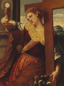 De Allegorie van het Geloof door Moretto da Brescia
