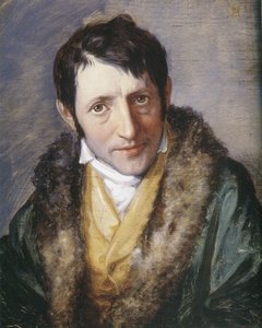 Portret van Carl Ludwig Börne door Moritz Daniel Oppenheim