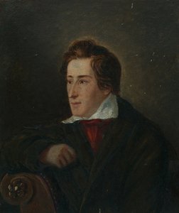 Portret van de dichter Heinrich Heine 1797-1856