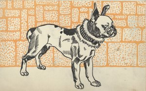 Pitbull Terrier, 1912 door Moritz Jung