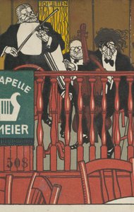 Salonorkest Meier, 1911 door Moritz Jung