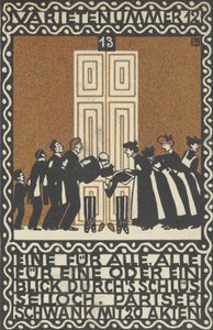 Varieté Act 12: Eén voor allen, allen voor één of een glimp door het sleutelgat