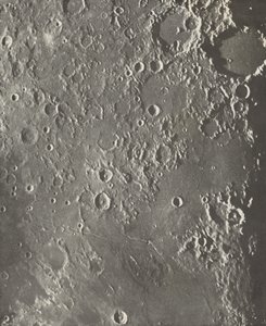 Photographie Lunaire Albategnius - Triesnecker - Manilius,1903 (foto)
