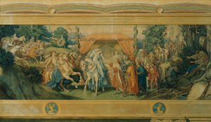 De mooie Melusine: III. De bruid door Moritz Ludwig von Schwind