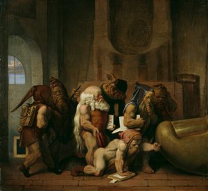 Gnomen aan de Teen van Bavaria door Moritz Ludwig von Schwind