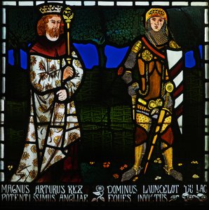 Koning Arthur en Sir Lancelot, 1862