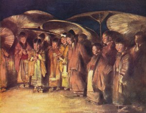 Straatscène, Kioto, ca. 1887, 1901