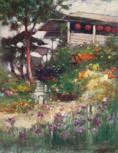 Een Iris Tuin, c1887, 1901 door Mortimer L Menpes