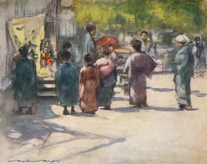 Voor de kraam, ca. 1887, 1901
