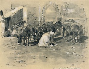 Straatscène in Tanger, 1903