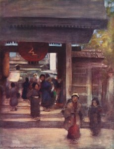 De weg naar de tempel door Mortimer L Menpes