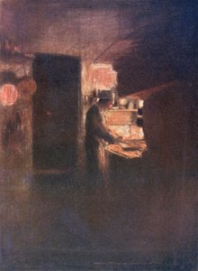 Een Parijse keuken door Mortimer Ludington Menpes
