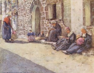 Middag door Mortimer Ludington Menpes
