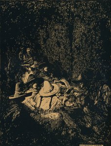 Nachtelijke scène in Puebla, c1895 door Mortimer Ludington Menpes