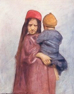Wereldkinderen: Kasjmir, Een Armvol door Mortimer Ludington Menpes