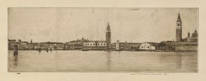 Panorama vanaf St. Mark door Mortimer Menpes