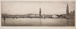 Bassin van San Marco, Venetië, 1910 door Mortimer Menpes