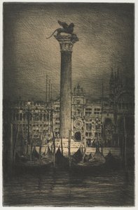 Piazza San Marco door Mortimer Menpes