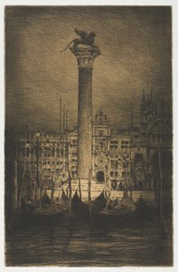Piazza San Marco door Mortimer Menpes