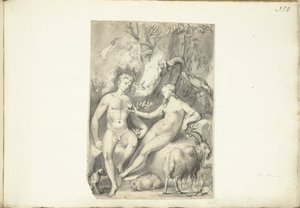 Adam en Eva door Moses Ter Borch