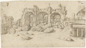 Ruïnes van de Basiliek van Maxentius en Constantijn, Rome