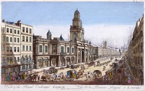 Royal Exchange 2e Exterieur, Londen door Mothey Lairee