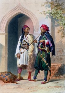 Arnaout en Osmanli soldaten in Alexandrië, Egypte