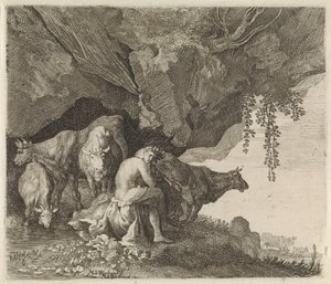 Apollo hoedt de kudde van Admetus