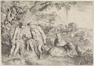 Mercurius sust Argus in slaap (Mercurius en Argus)