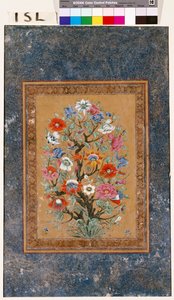 Mythische plant door Mughal School
